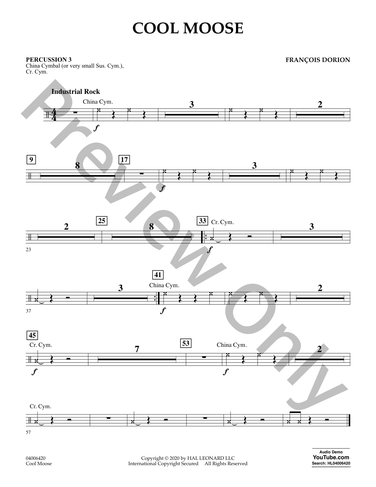 Cool Moose Concert Band Sheet Music | J.W. Pepper