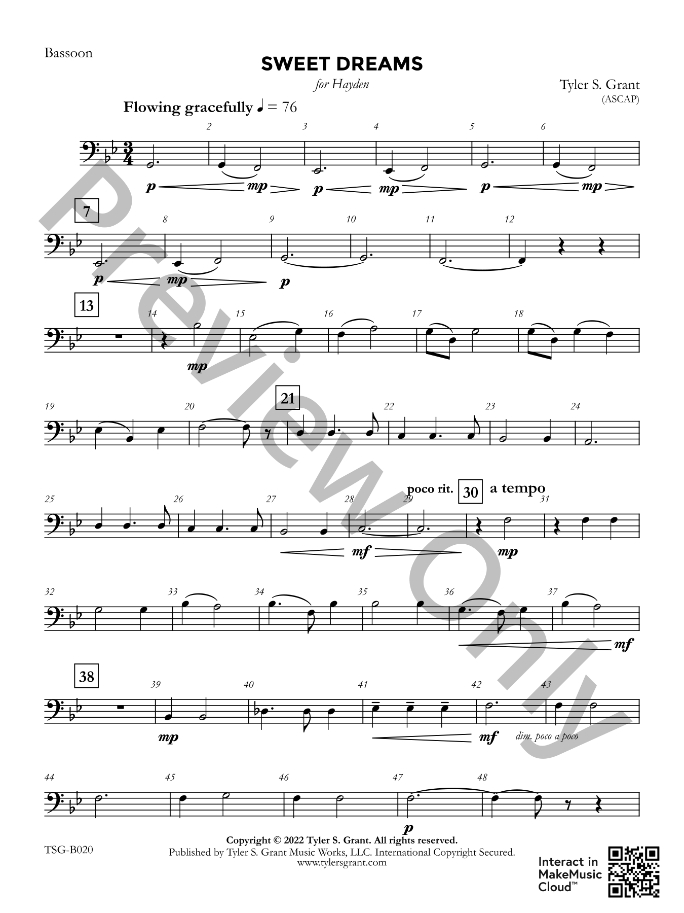 Sweet Dreams Concert Band Sheet Music | J.W. Pepper