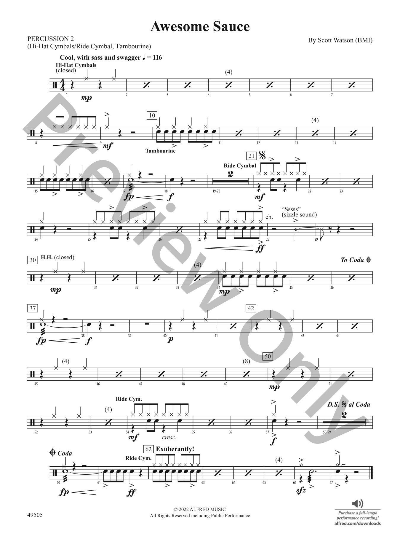 Awesome Sauce Concert Band Sheet Music | J.W. Pepper