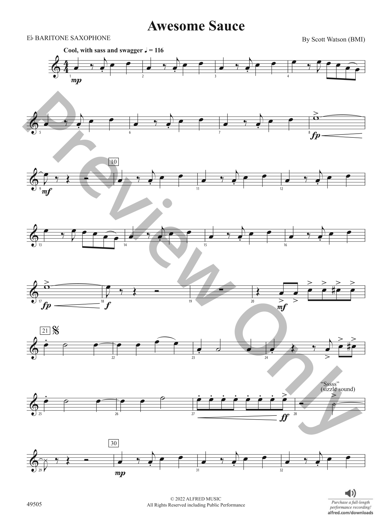 Awesome Sauce Concert Band Sheet Music | J.W. Pepper