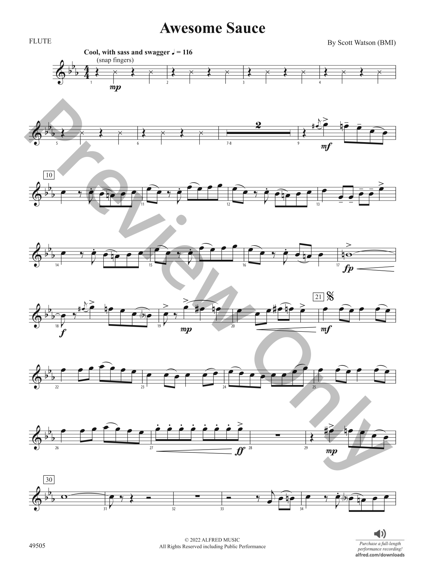Awesome Sauce Concert Band Sheet Music | J.W. Pepper