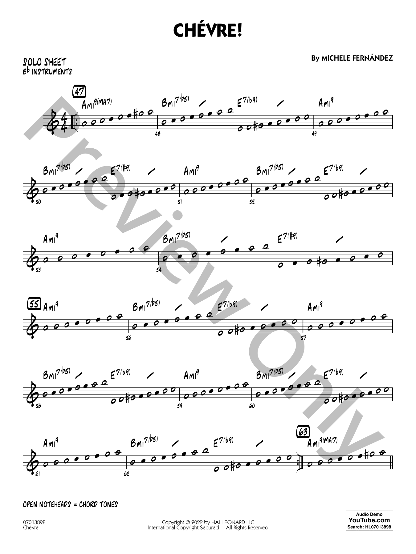 Chevre! Jazz Sheet Music | J.W. Pepper