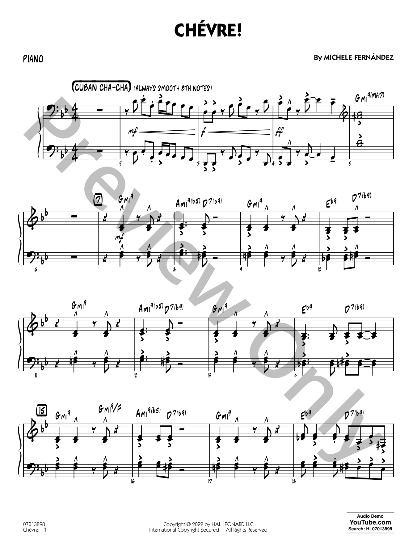Chevre! Jazz Sheet Music | J.W. Pepper