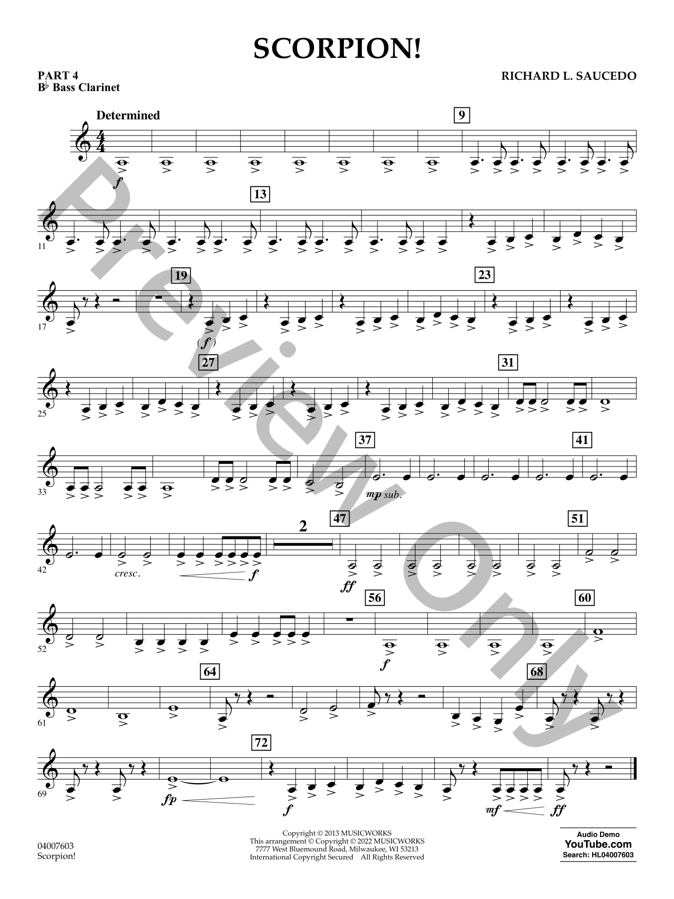 Scorpion! Concert Band Sheet Music | J.W. Pepper