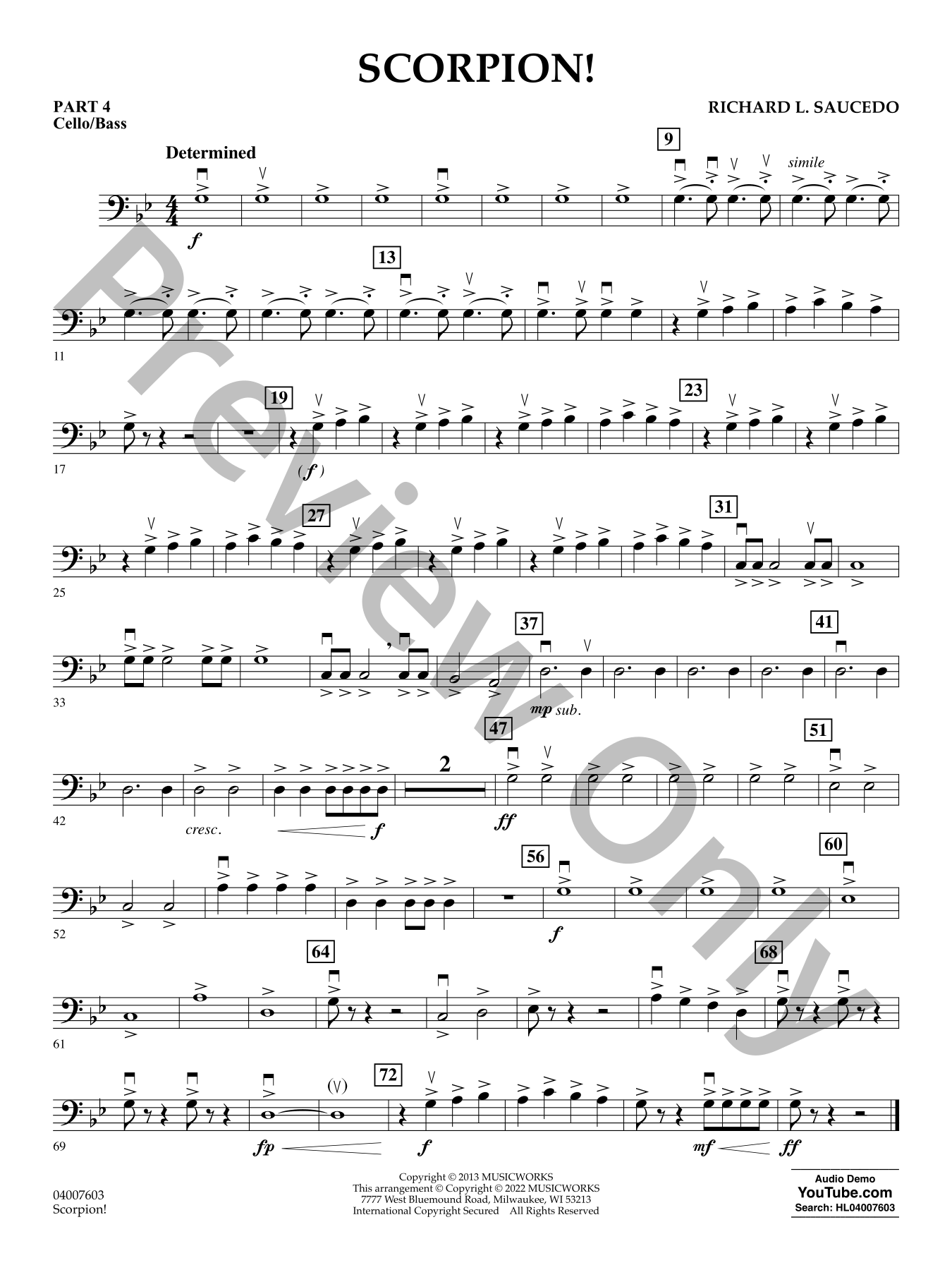 Scorpion! Concert Band Sheet Music | J.W. Pepper