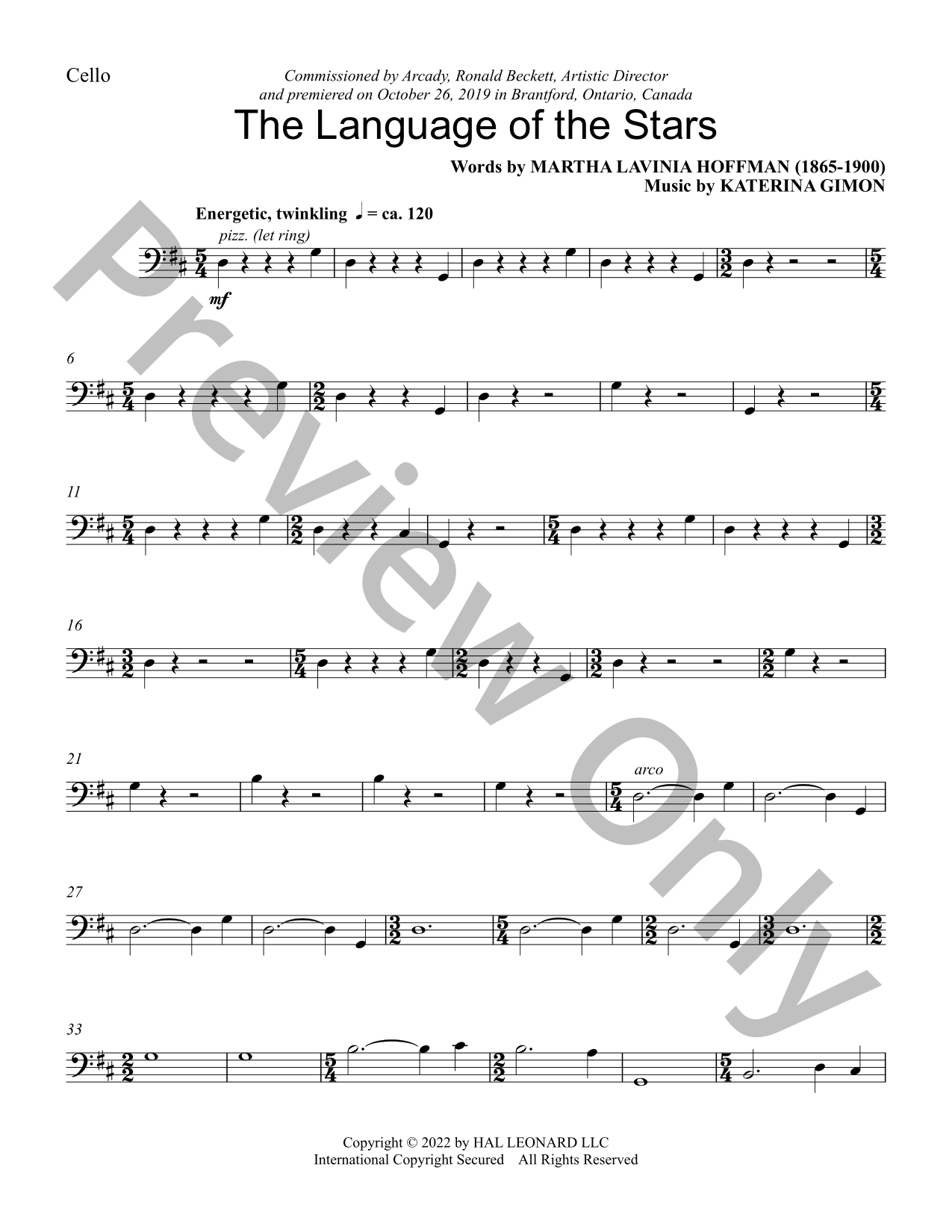 The Language of the Stars Choral Sheet Music | J.W. Pepper