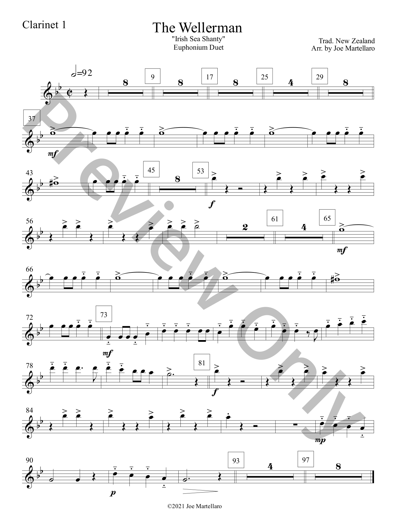 The Wellerman Concert Band Sheet Music | J.W. Pepper