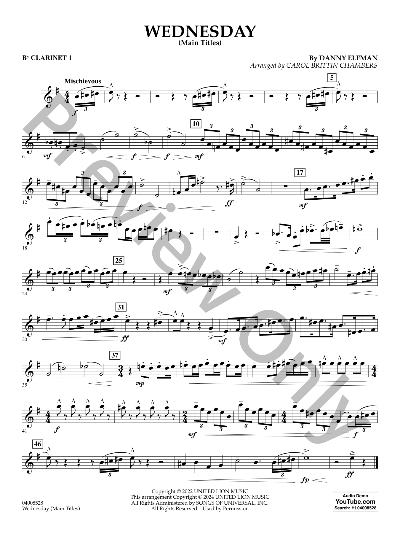 Wednesday Concert Band Sheet Music | J.W. Pepper