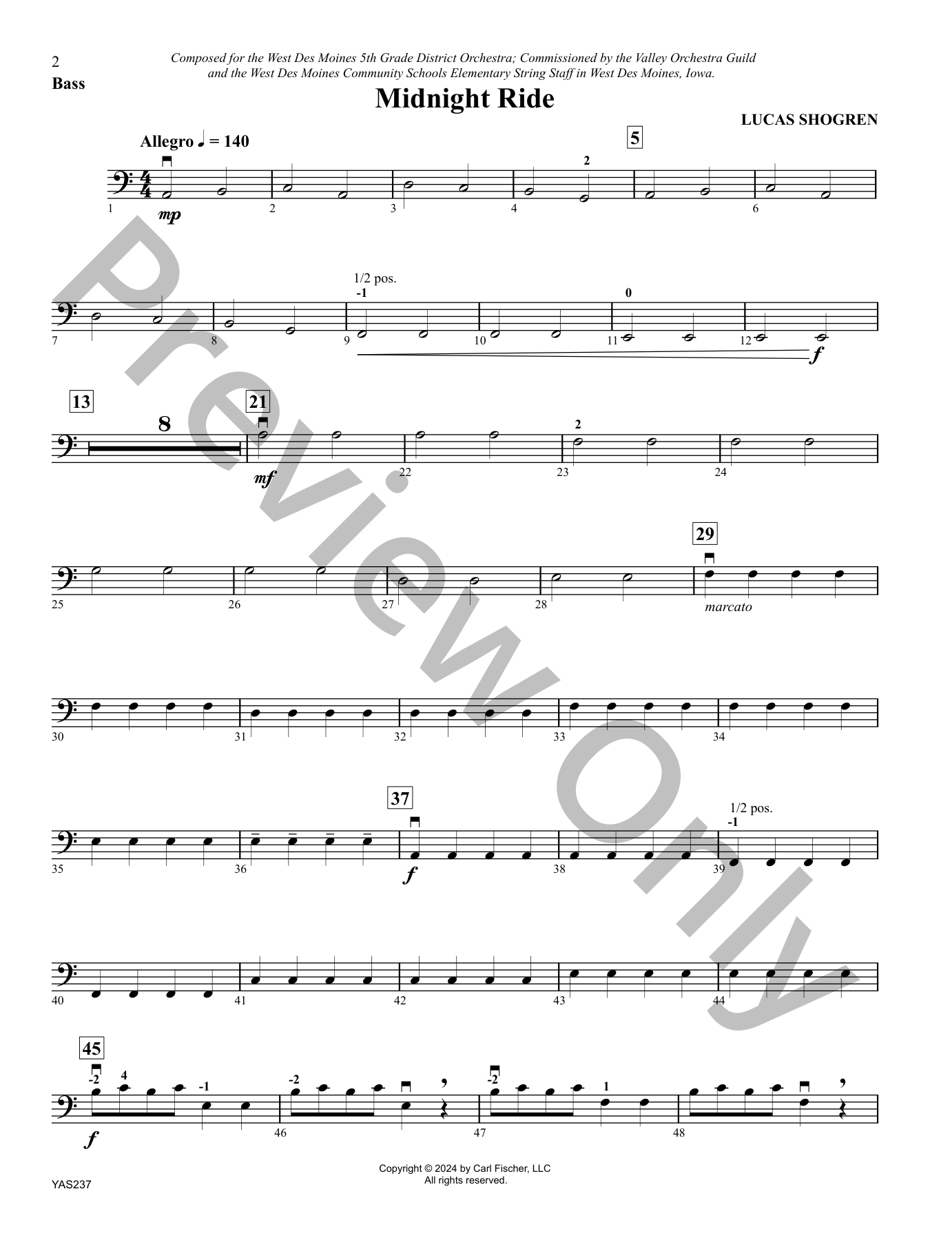 Midnight Ride Orchestra Sheet Music | J.W. Pepper