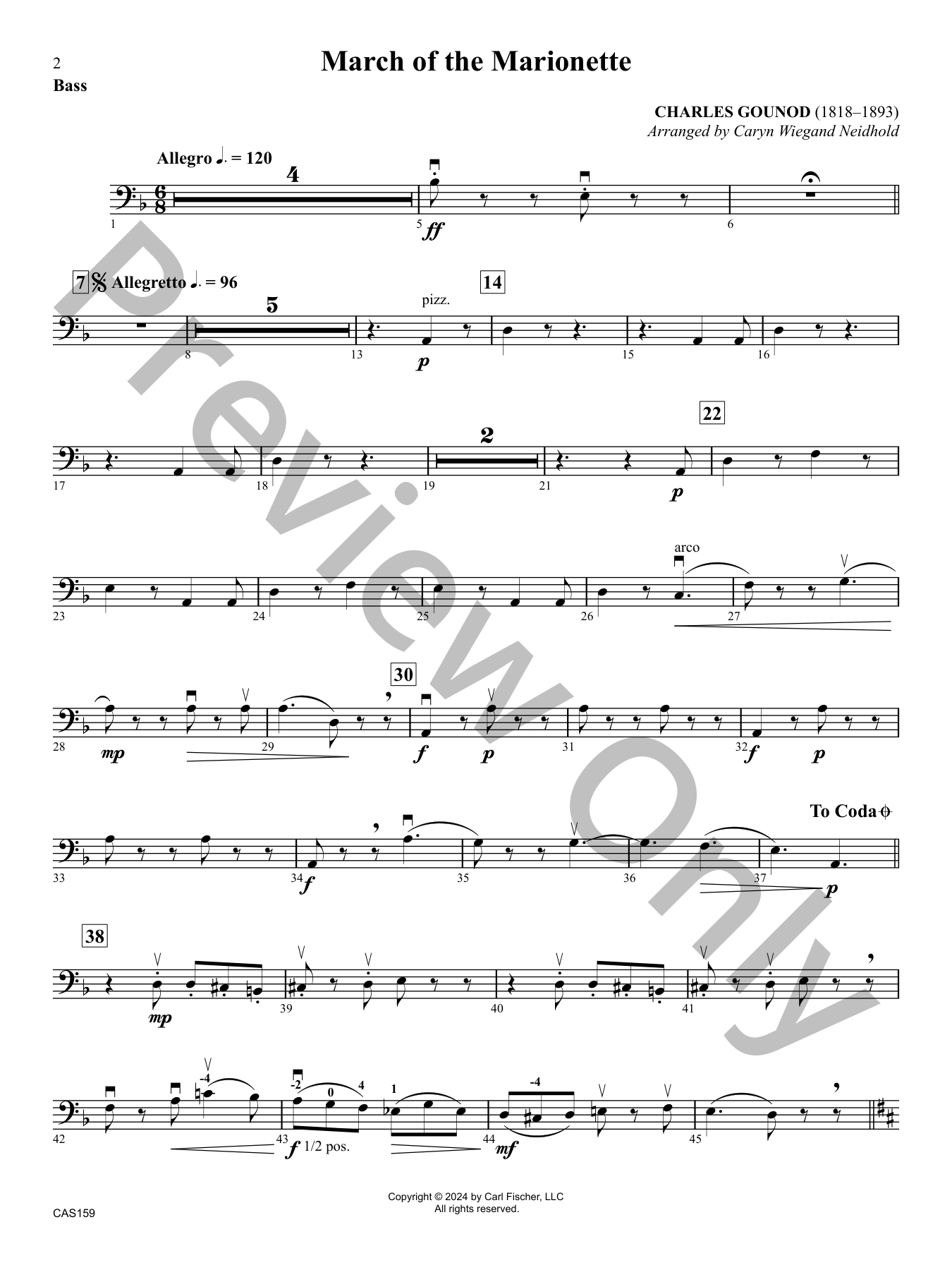 March of the Marionette Orchestra Sheet Music | J.W. Pepper