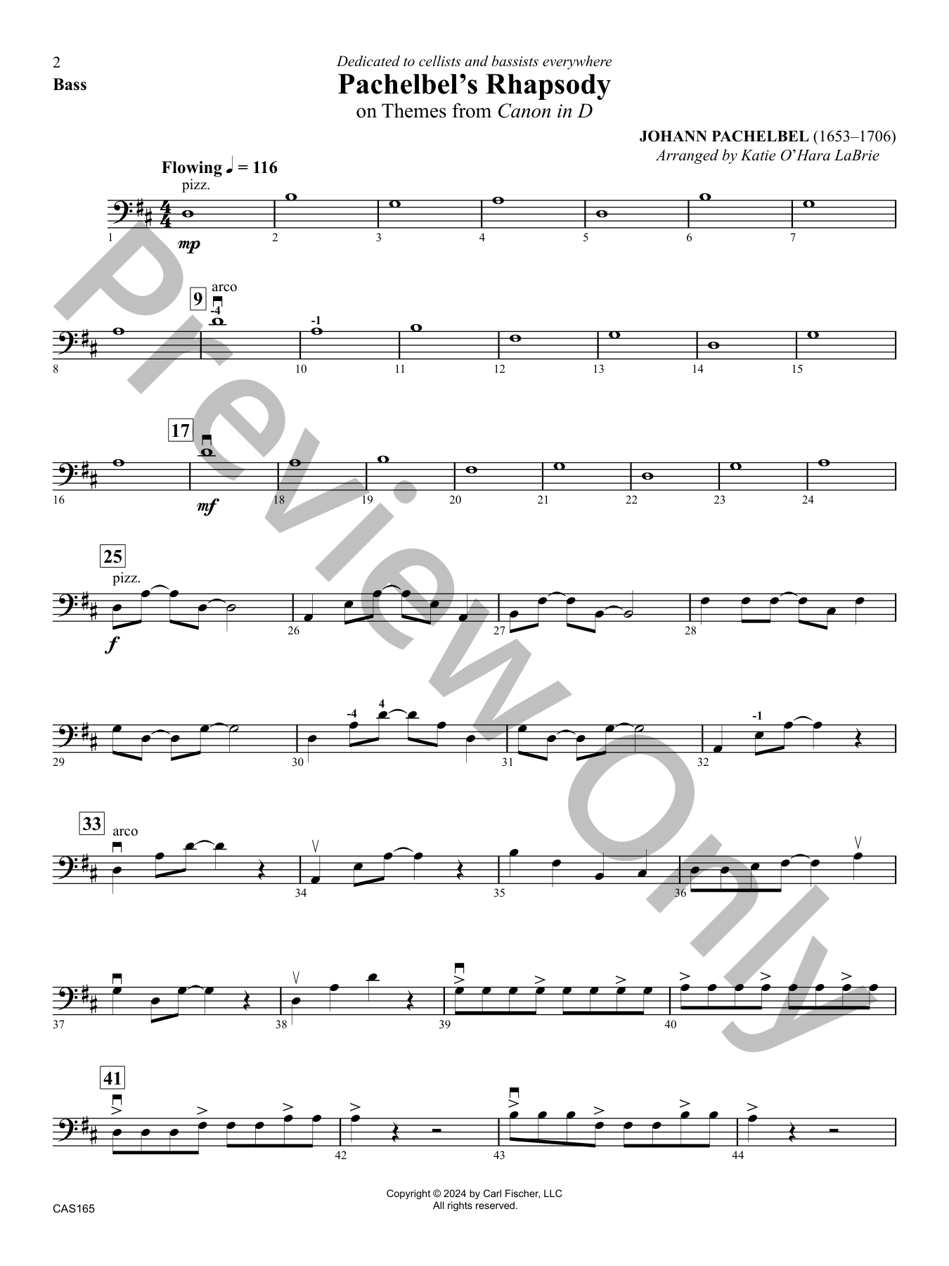 Pachelbel's Rhapsody Orchestra Sheet Music | J.W. Pepper