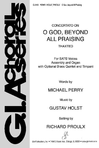 O God Beyond All Praising Choral Sheet Music | J.W. Pepper