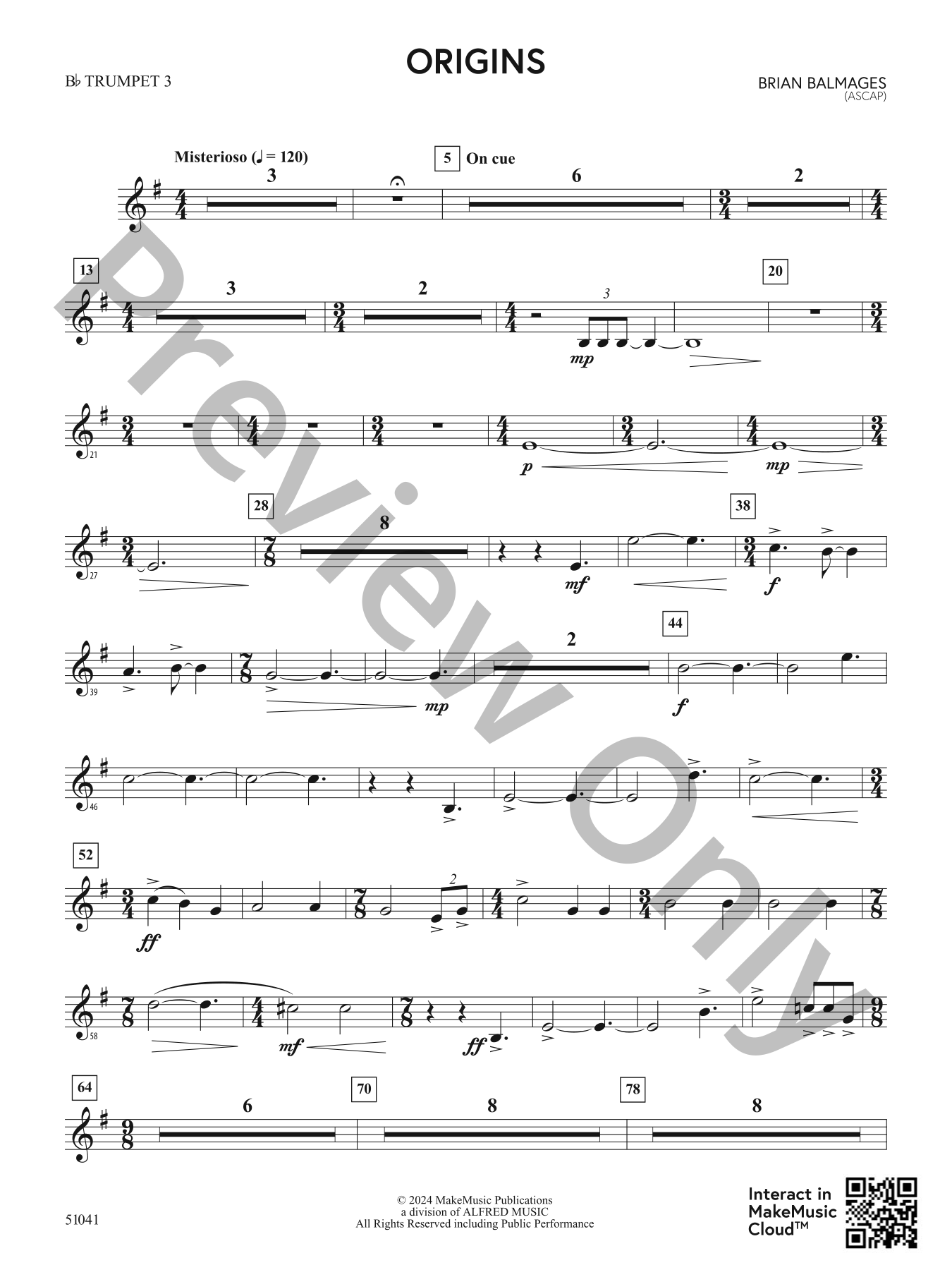 Origins Orchestra Sheet Music | J.W. Pepper