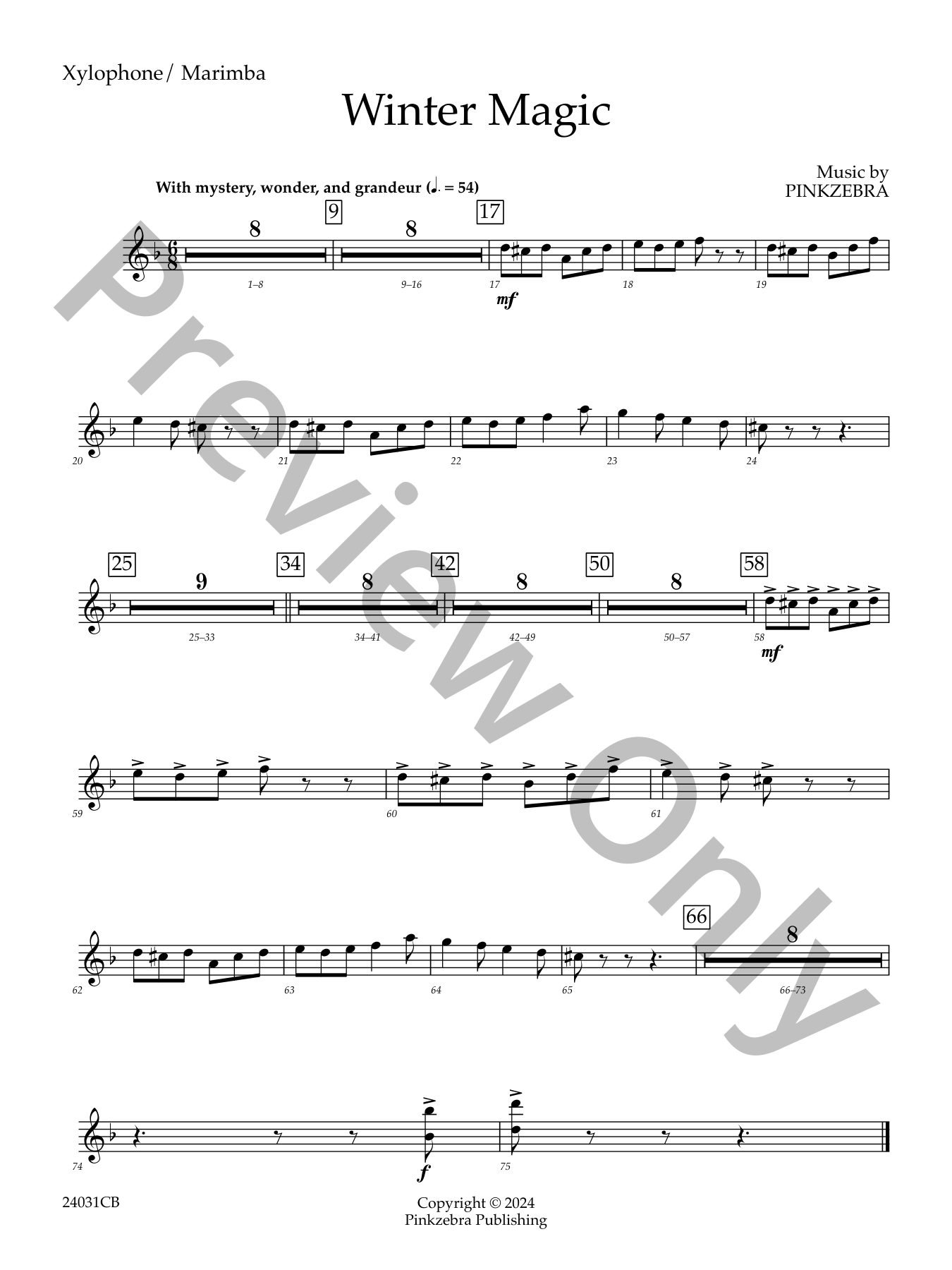 Winter Magic Concert Band Sheet Music | J.W. Pepper