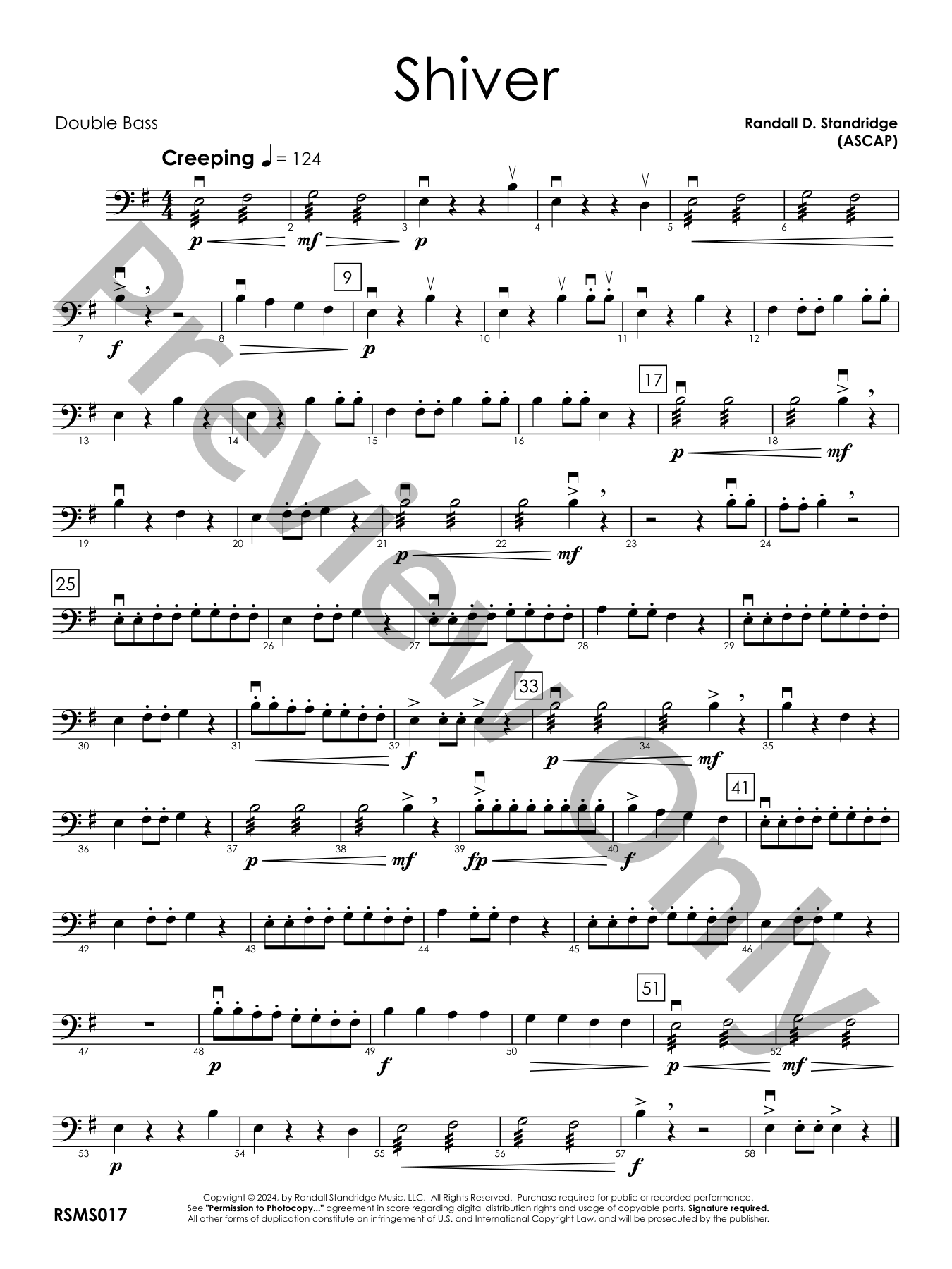 Shiver Orchestra Sheet Music | J.W. Pepper
