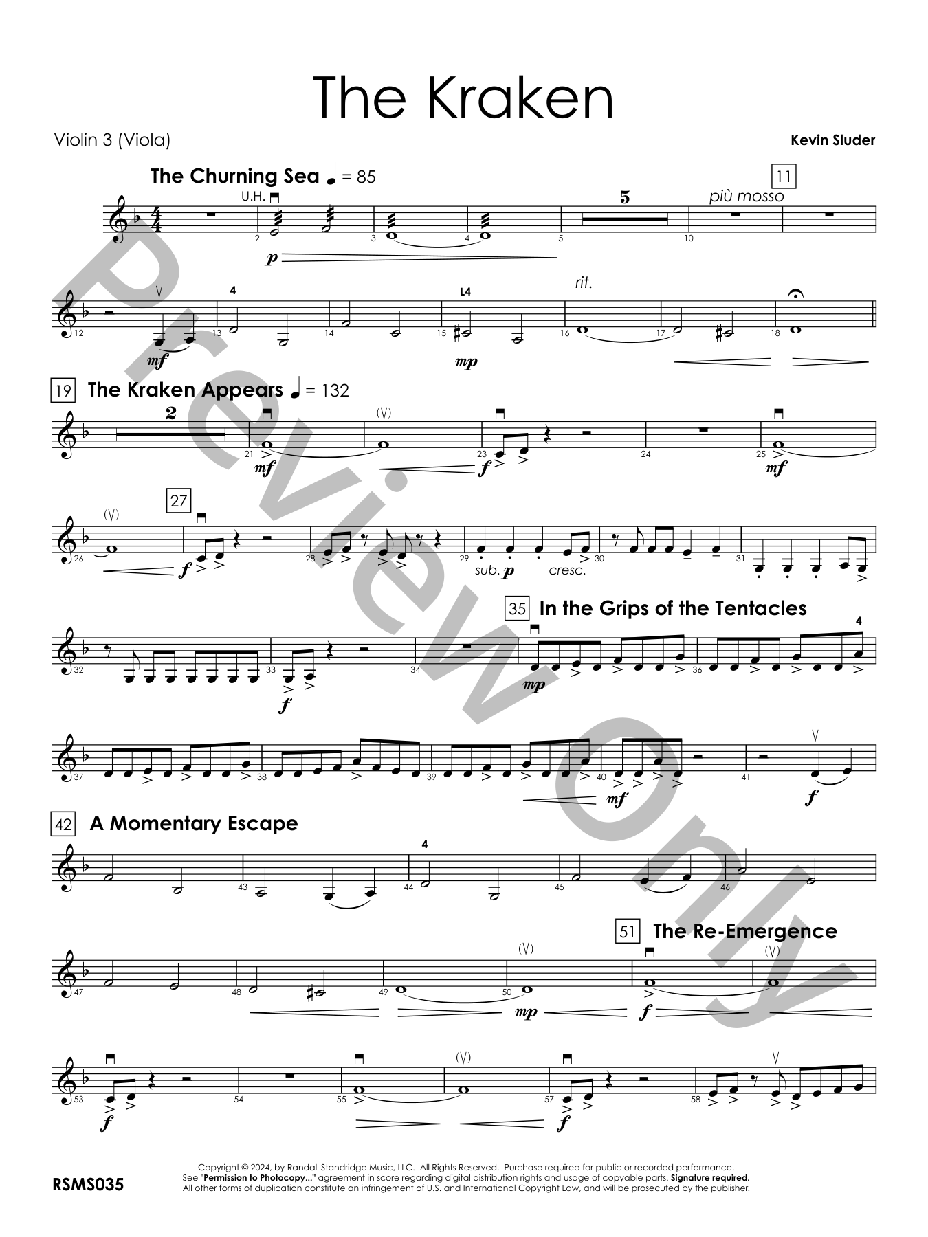 The Kraken Orchestra Sheet Music | J.W. Pepper