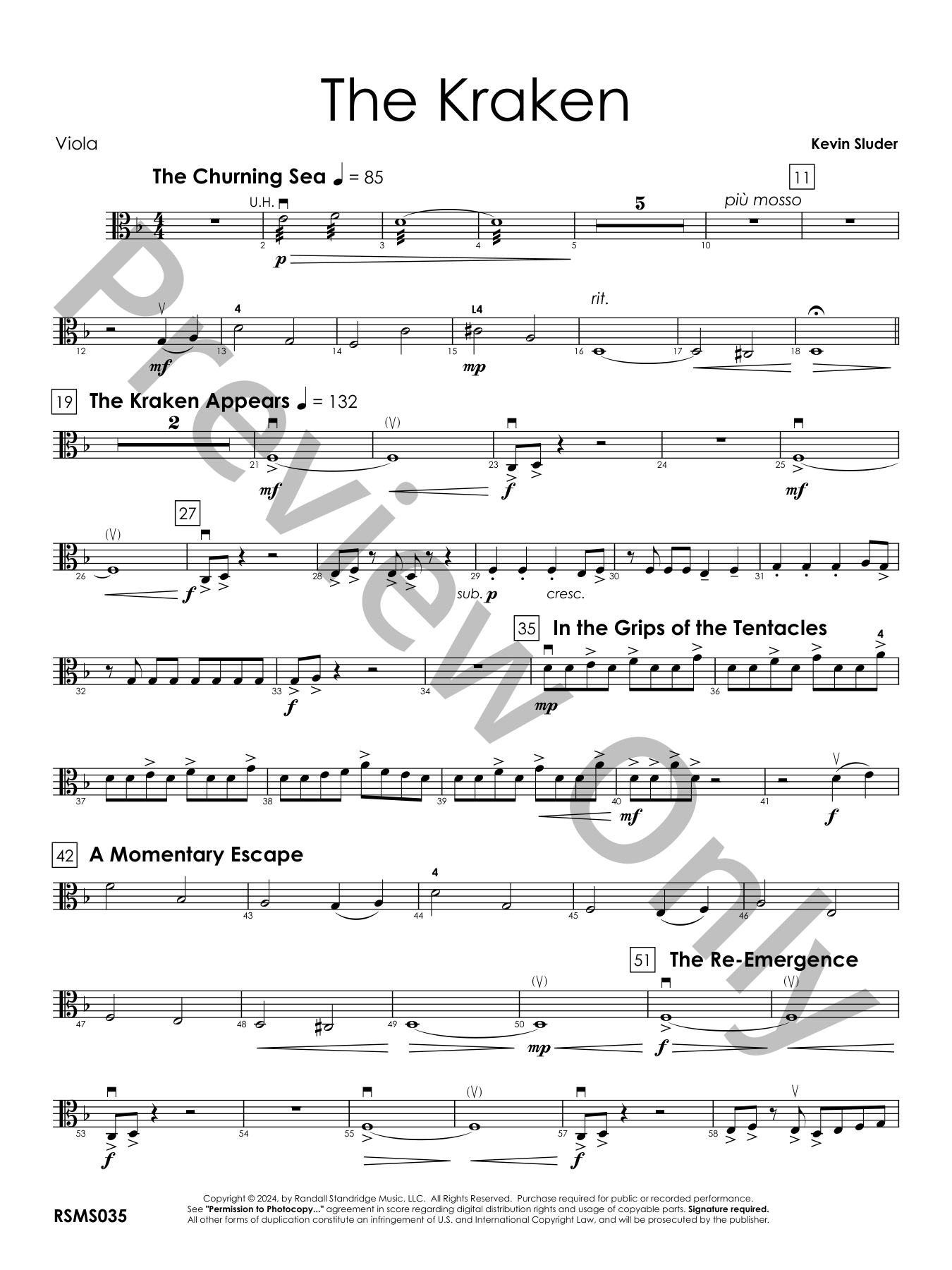 The Kraken Orchestra Sheet Music | J.W. Pepper