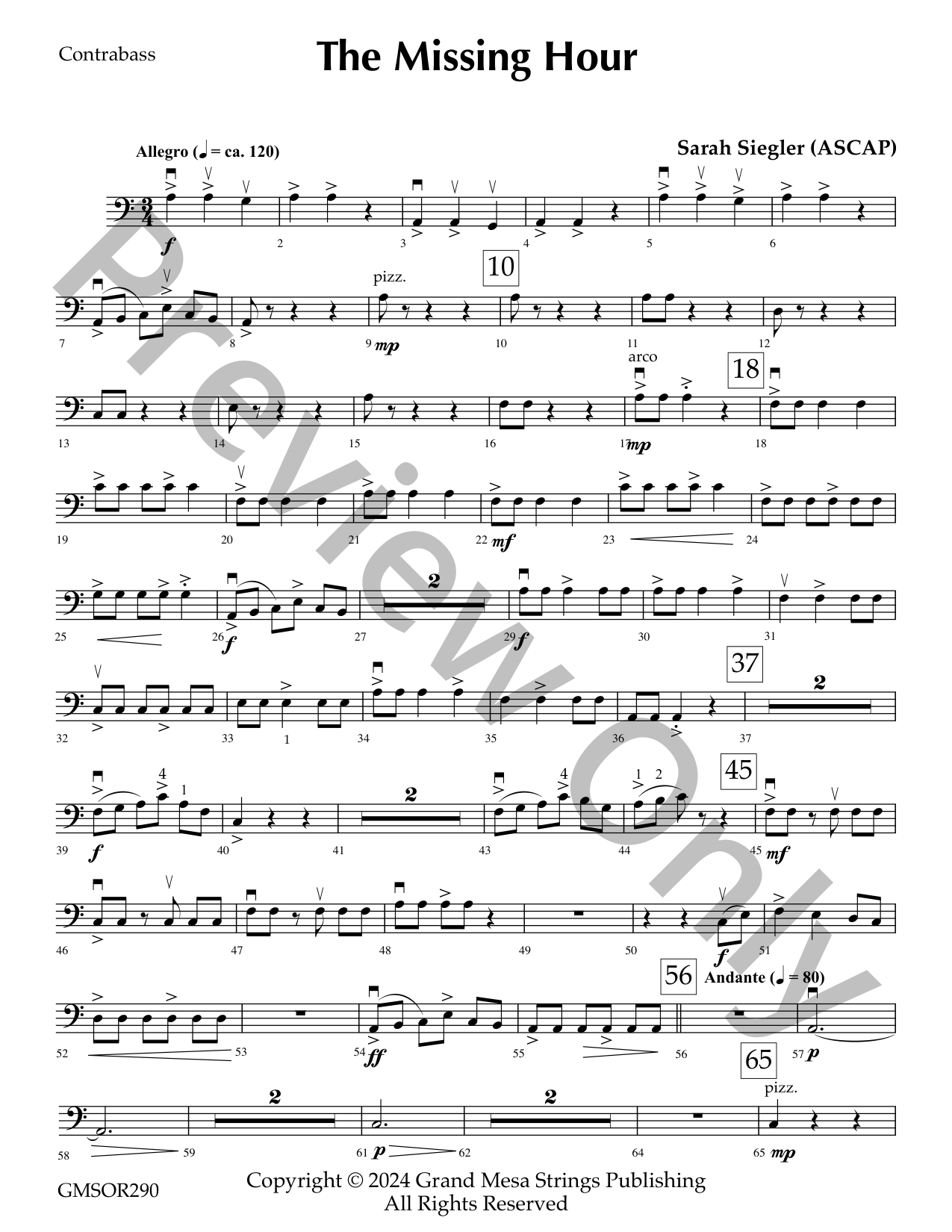 The Missing Hour Orchestra Sheet Music | J.W. Pepper