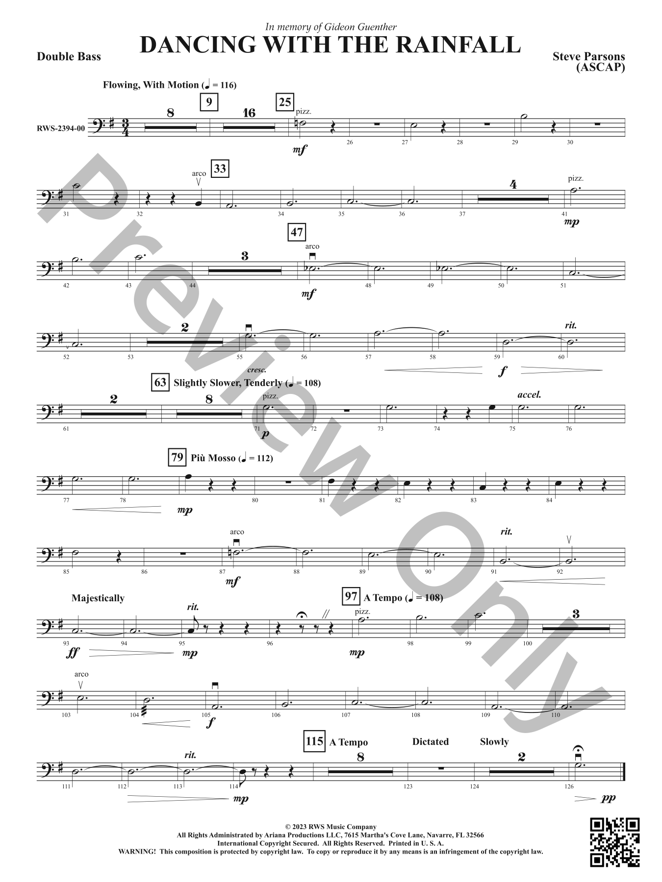 Dancing with the Rainfall Orchestra Sheet Music | J.W. Pepper
