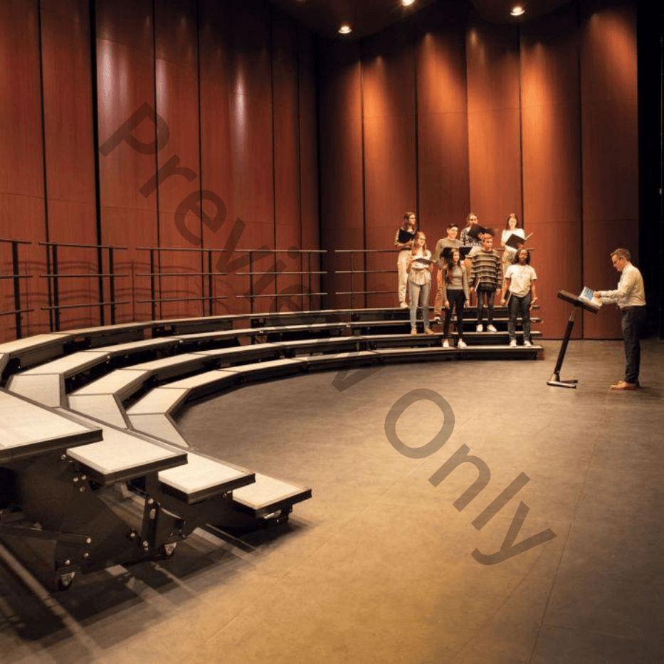 Signature Choral Riser - 4-Step Model | J.W. Pepper