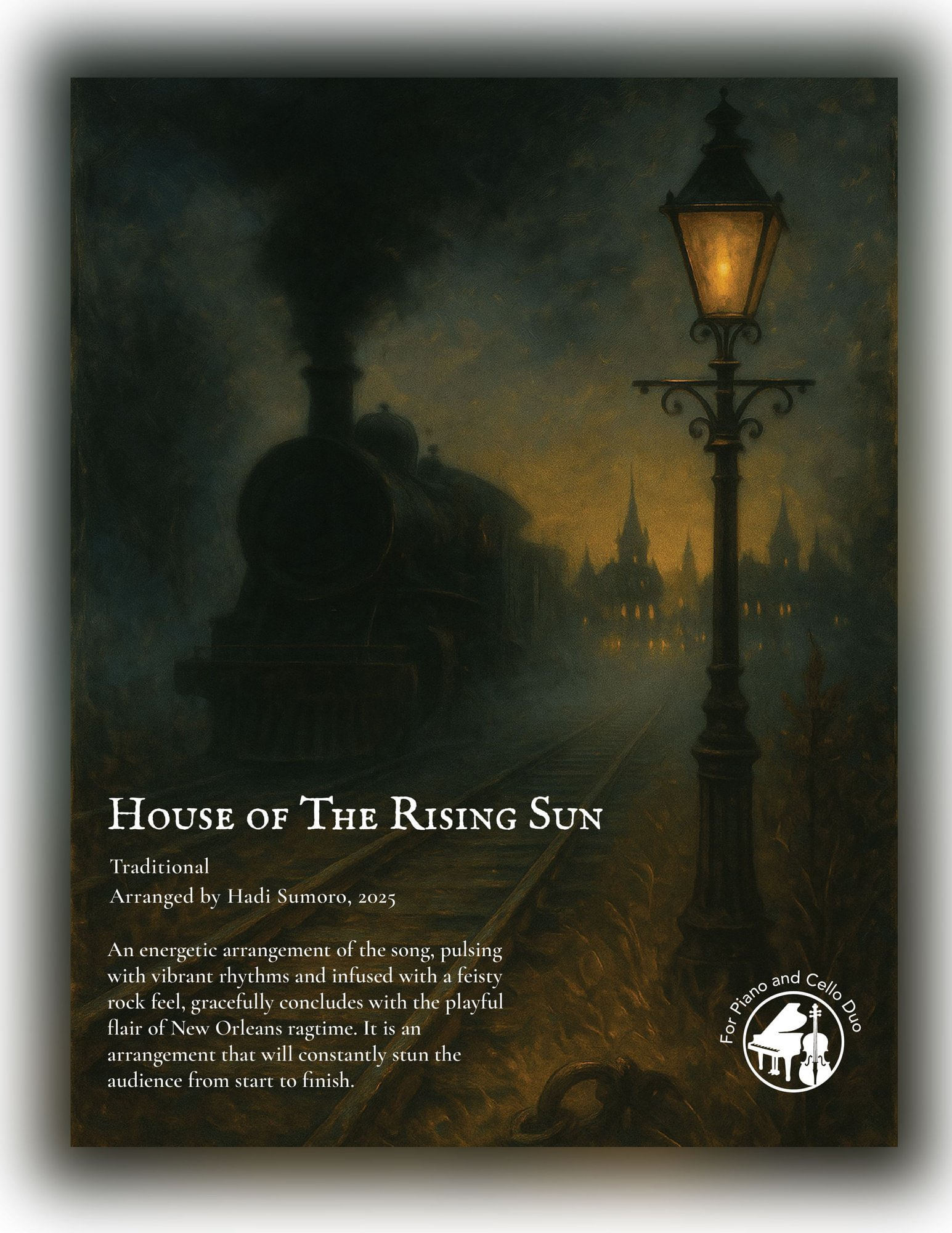 House of the Rising Sun: Rock Rendition for Cello and Piano Duo Sheet ...