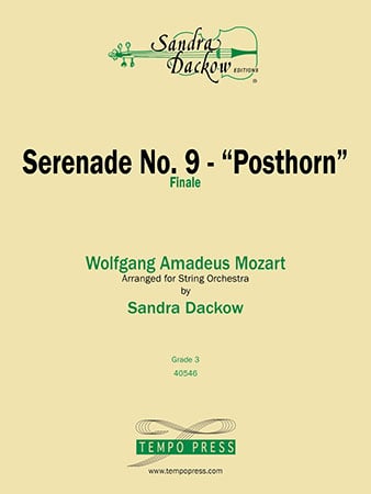 Serenade No. 9 Finale Orchestra Sheet Music | J.W. Pepper