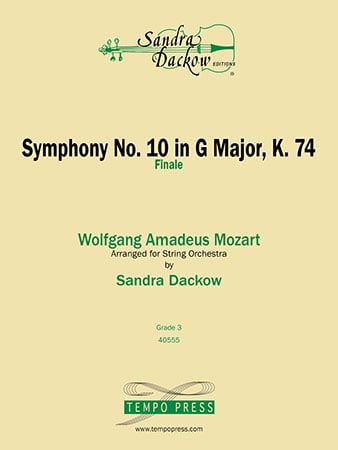 Symphony No. 10 in G Major Orchestra Sheet Music | J.W. Pepper