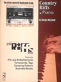 Country Riffs for Piano-Book/Cassette | J.W. Pepper