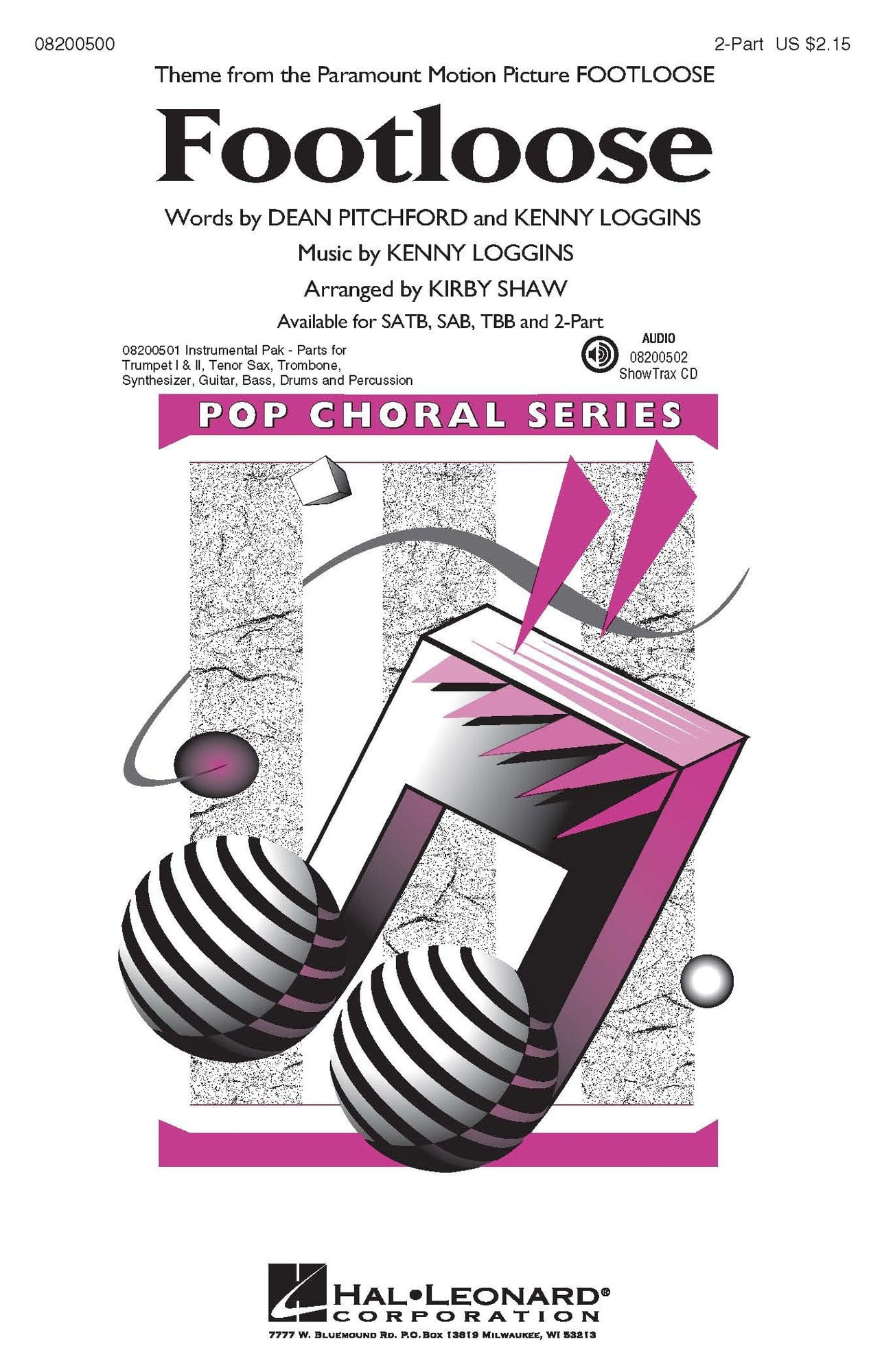 Footloose Choral Sheet Music | J.W. Pepper