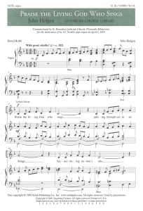 Praise the Living God Who Sings Choral Sheet Music | J.W. Pepper