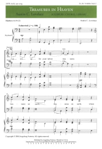 Treasures in Heaven Choral Sheet Music | J.W. Pepper