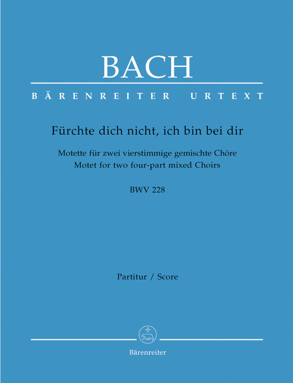 Bach Furchte Dich Nicht Ich Choral Sheet Music | J.W. Pepper