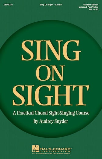 Aazon.co: SING ON SIGHT - A PRACTICAL SIGHT-SINGING COURSE CHANT