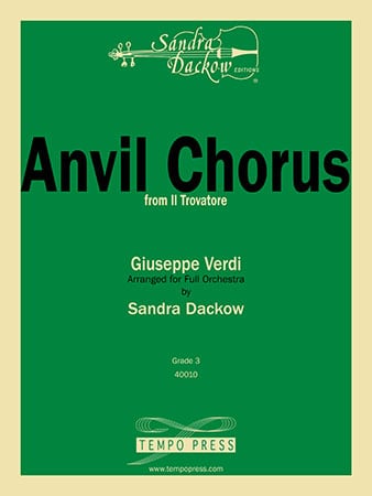 Anvil Chorus Orchestra Sheet Music | J.W. Pepper