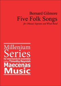 Five Folksongs for Soprano and Band Concert Band Sheet Music