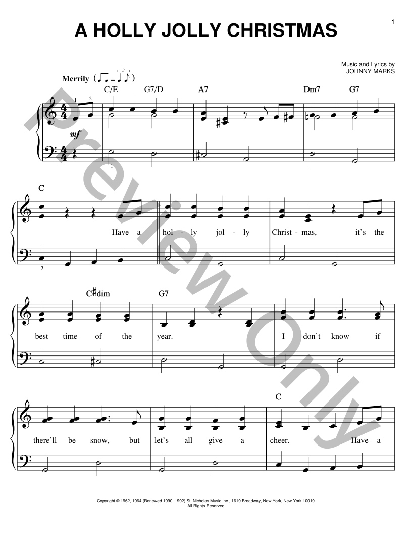 A Holly Jolly Christmas | J.W. Pepper
