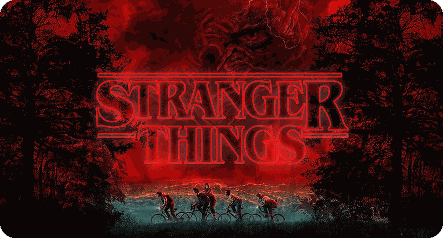 Stranger Things logo.