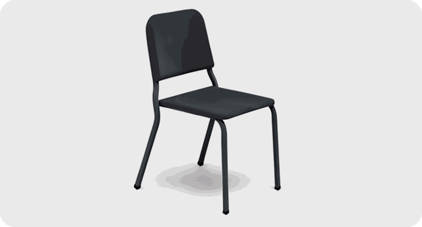 Chair for musicians.