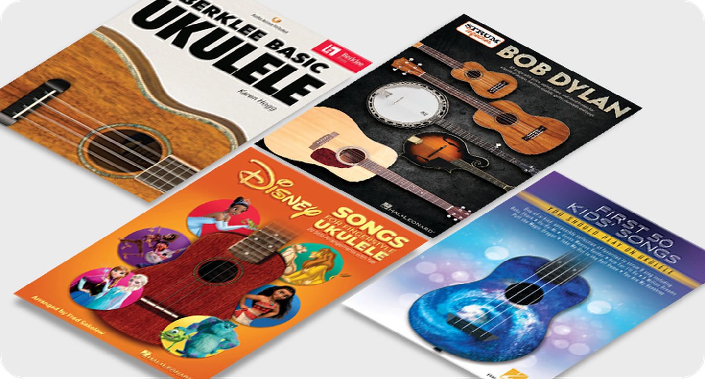  sheet music front covers various colors
