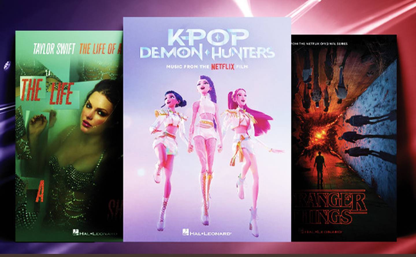 Pop sheet music covers.