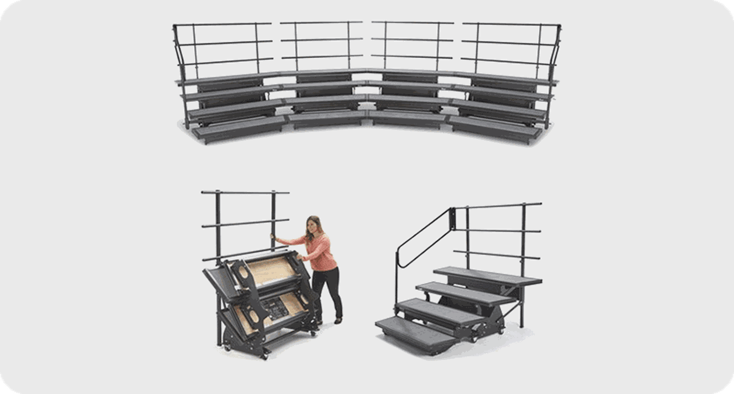 Stage risers.