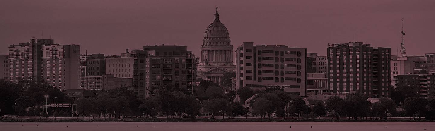 Wisconsin City Skyline