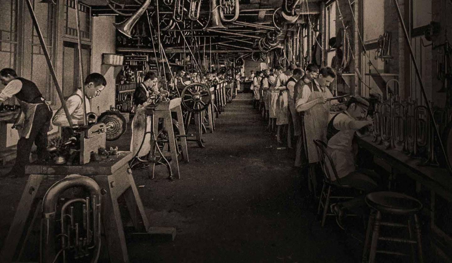 J.W. Pepper instrument factory.