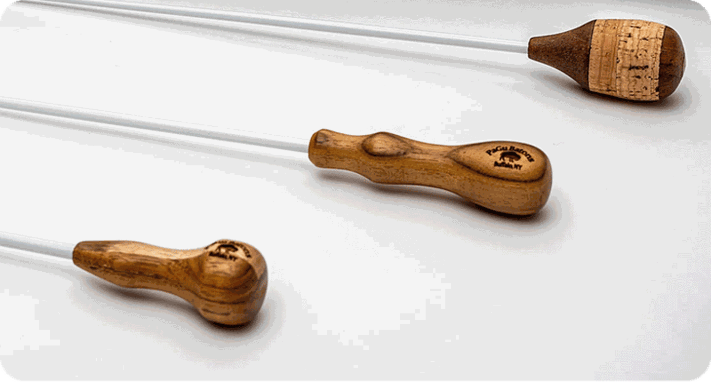 Music conductor's batons.