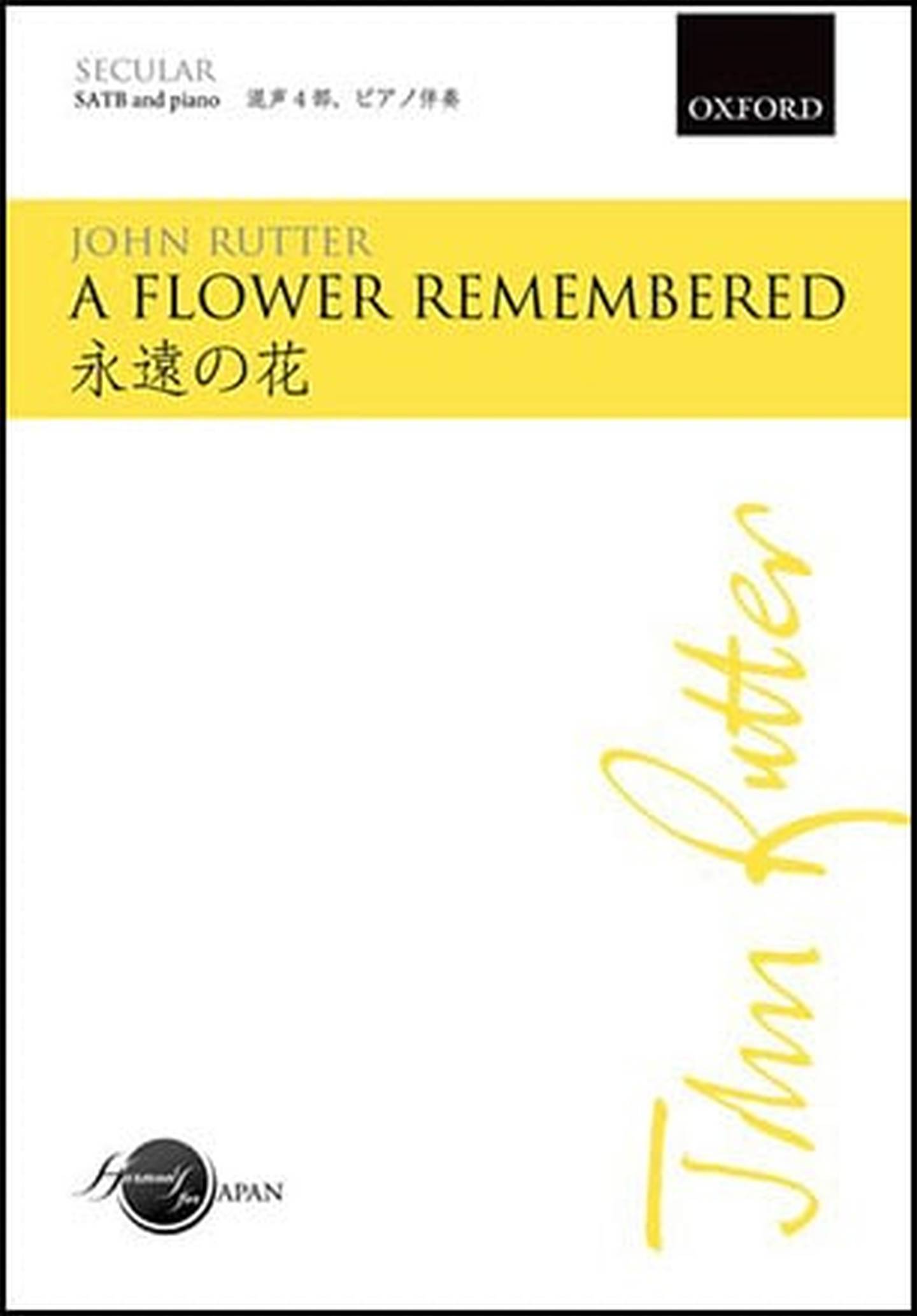 花の詩集 retrô （74ユニッ ト） A Flower Remembered Choral Sheet Music | J.W. Pepper