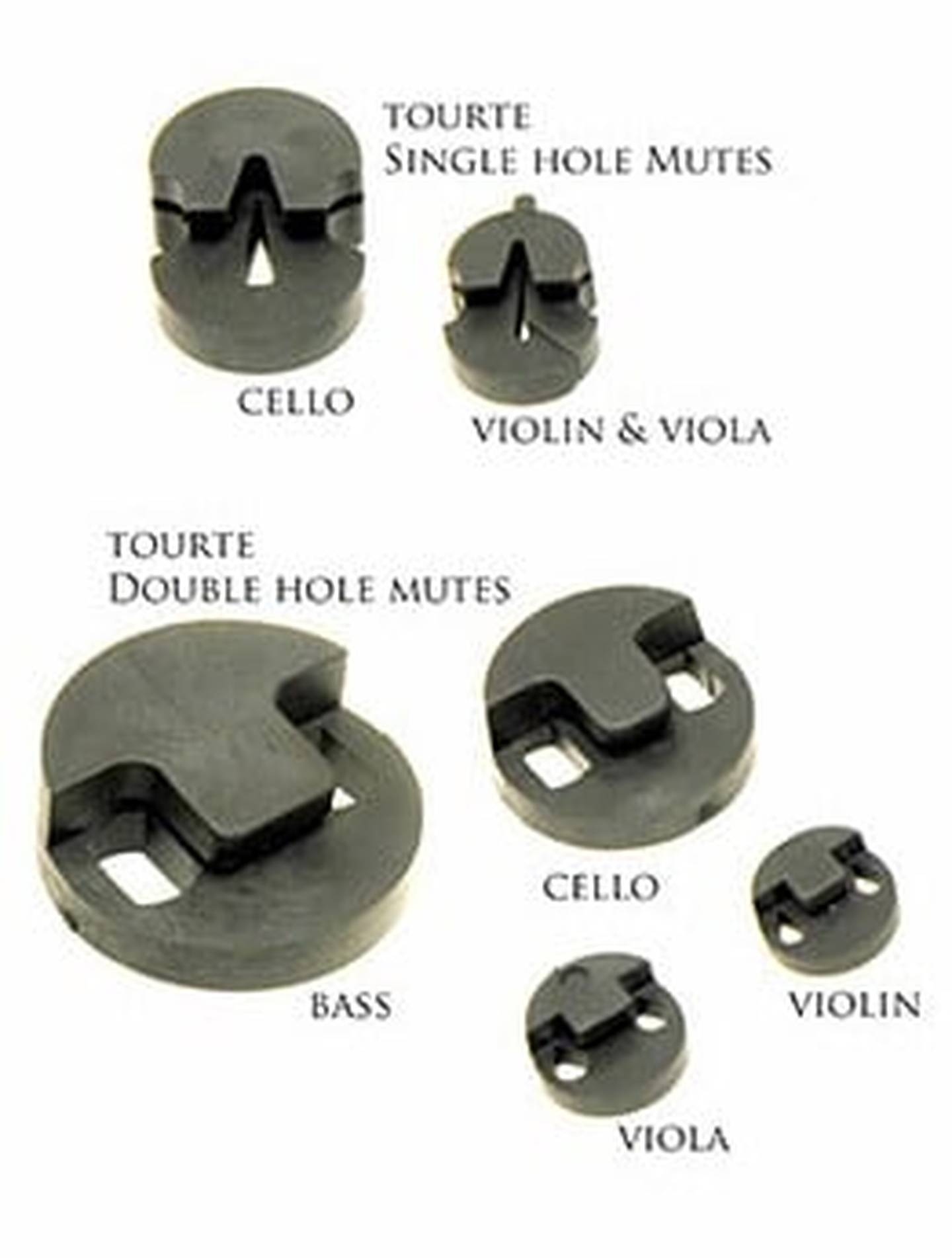 Tourte Mute Violin or Viola Single Hole | J.W. Pepper