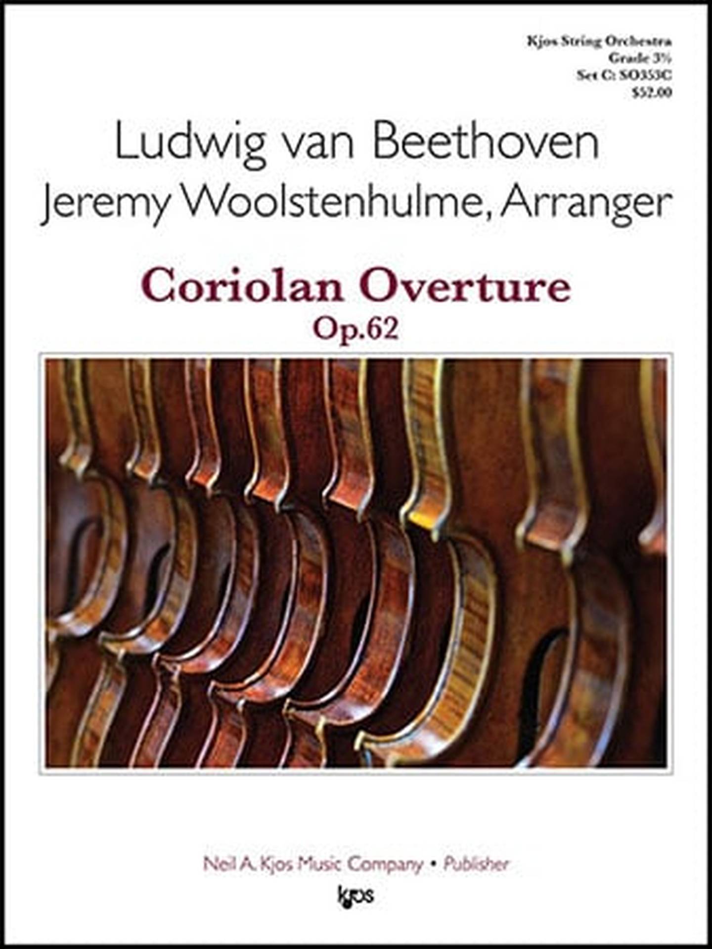 Coriolan Overture, Op. 62 Orchestra Sheet Music | J.W. Pepper