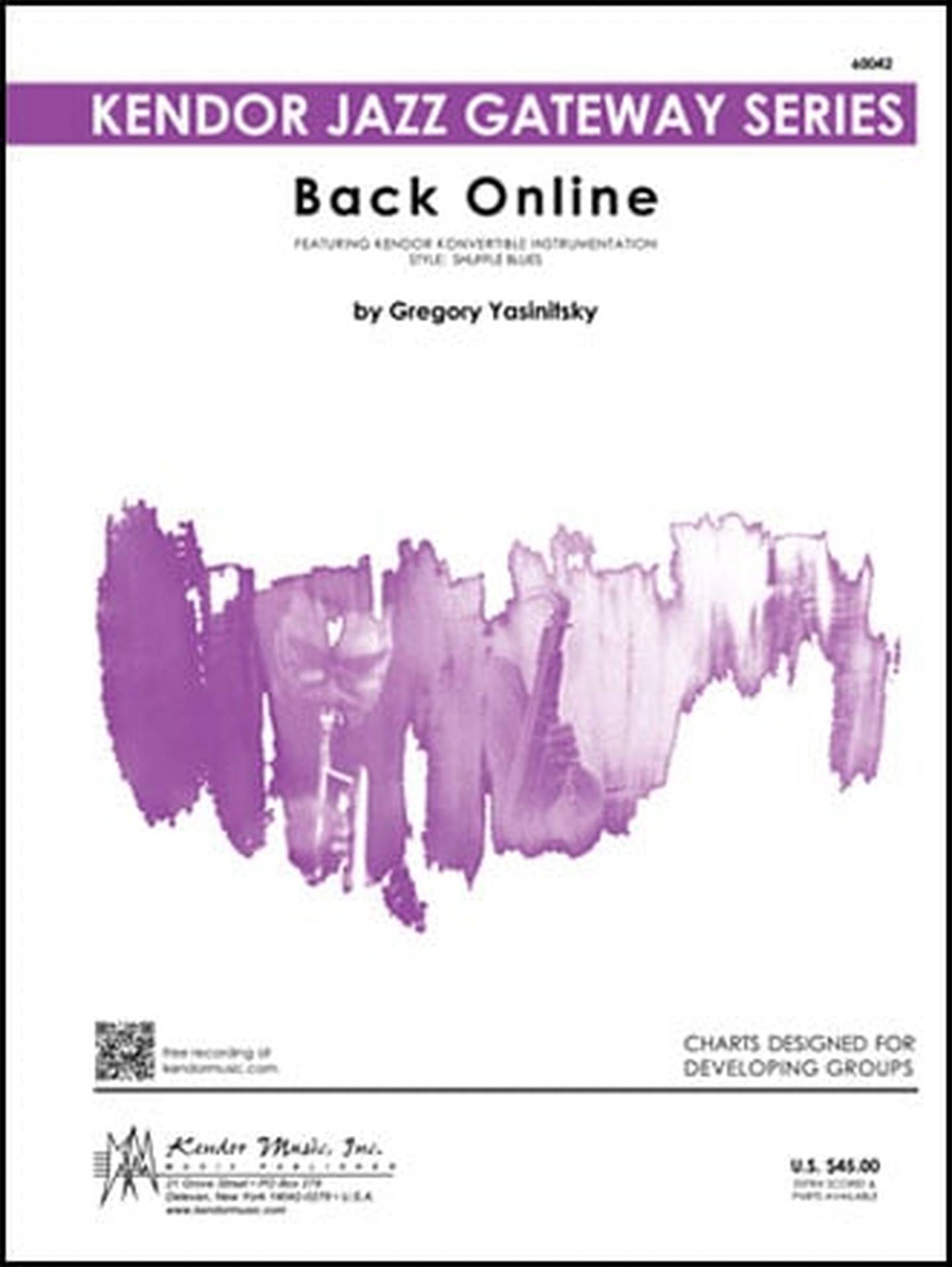 Back Online Jazz Sheet Music | J.W. Pepper
