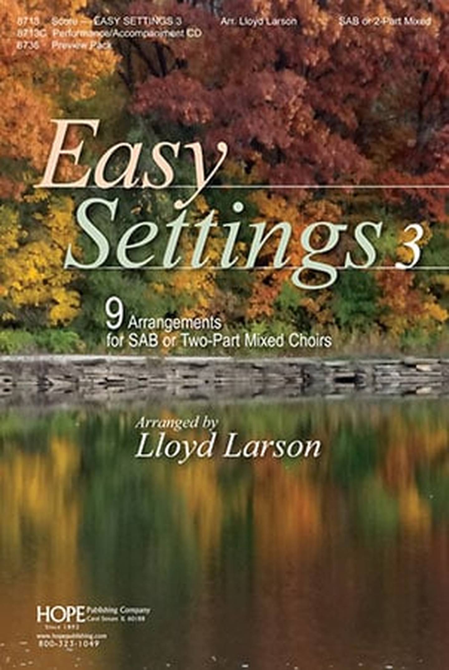 Easy Settings 3 Choral Sheet Music | J.W. Pepper