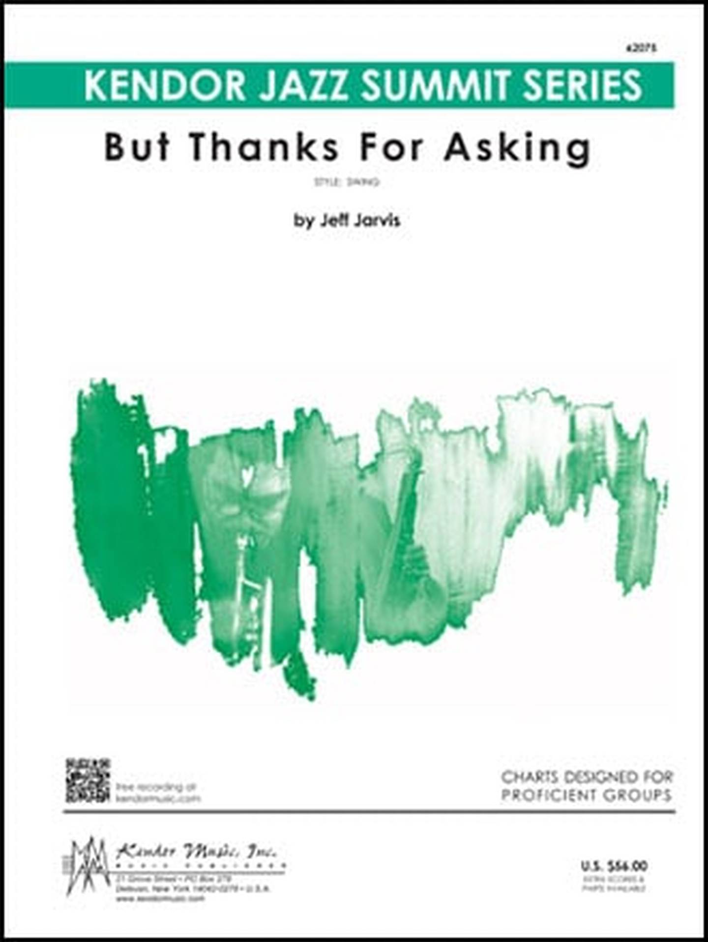 But Thanks for Asking Jazz Sheet Music | J.W. Pepper